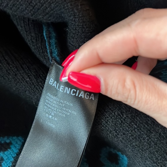 Balenciaga Wool Cardigan V Neck - Picture 6 of 7